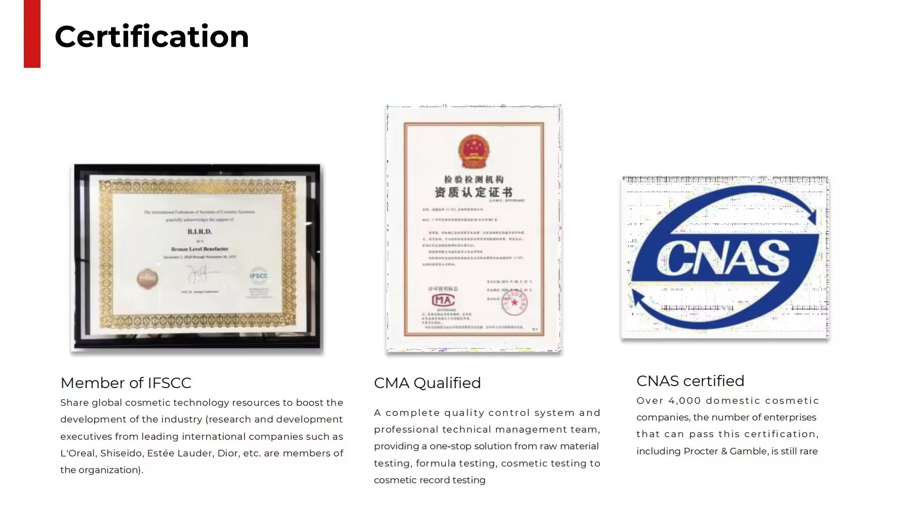 Manufacturing Certification Badges