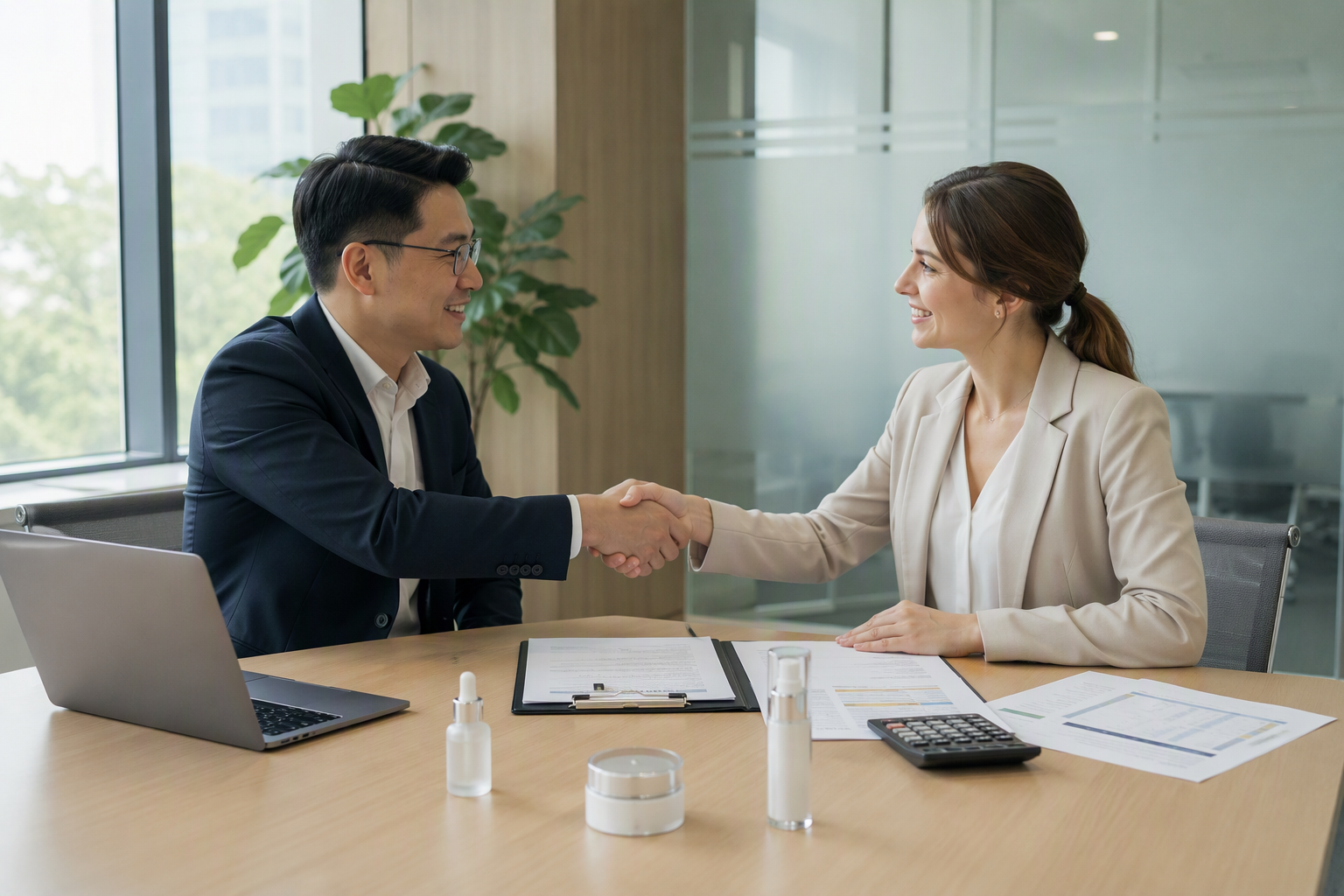 Step 4: Contract Signing and Order Placement for Skincare OEM ODM