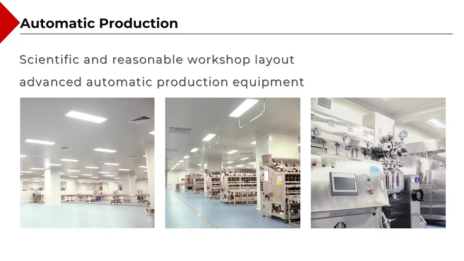 Automatic Production Lines and Cleanroom Overview