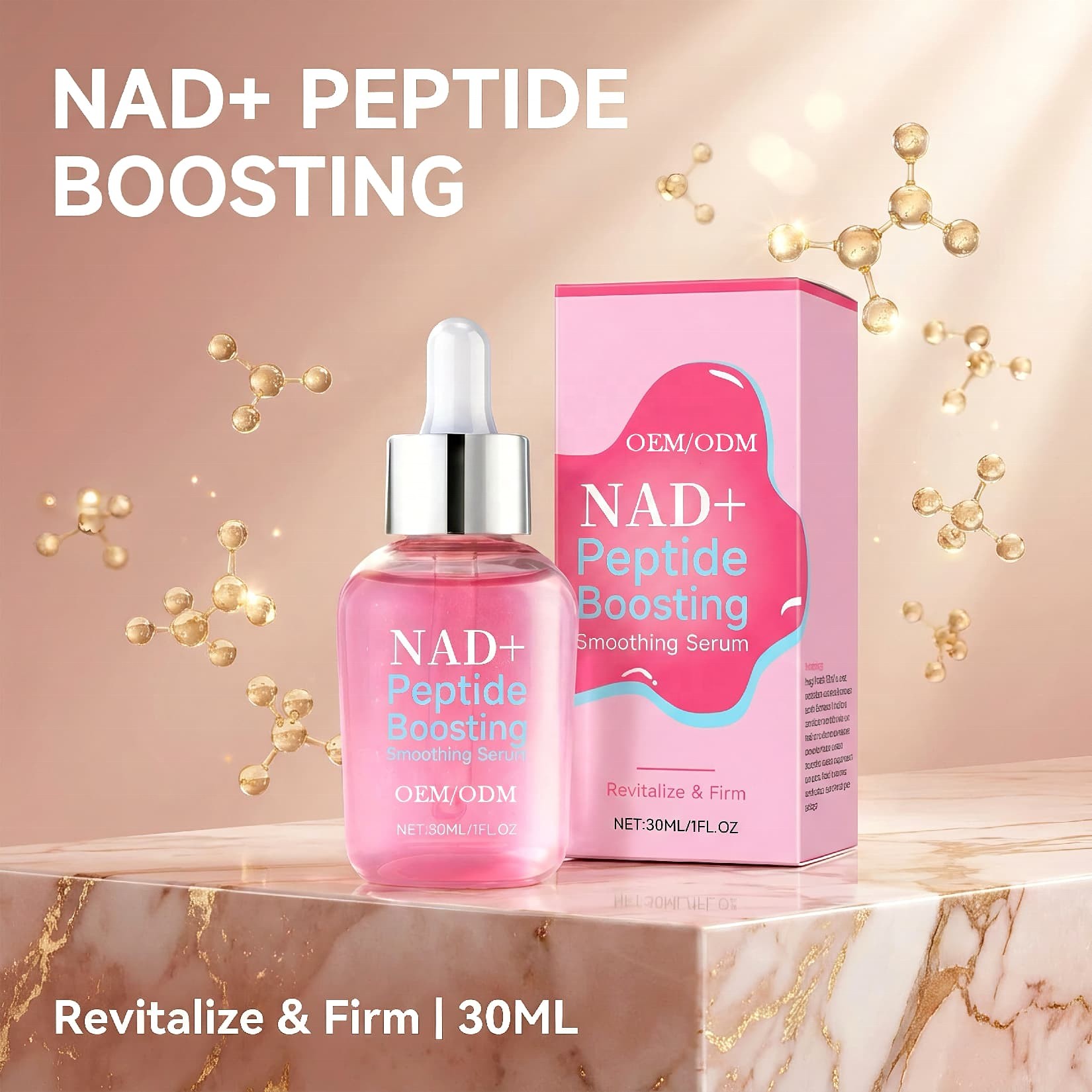 NAD+ Peptide Boosting Smoothing Serum